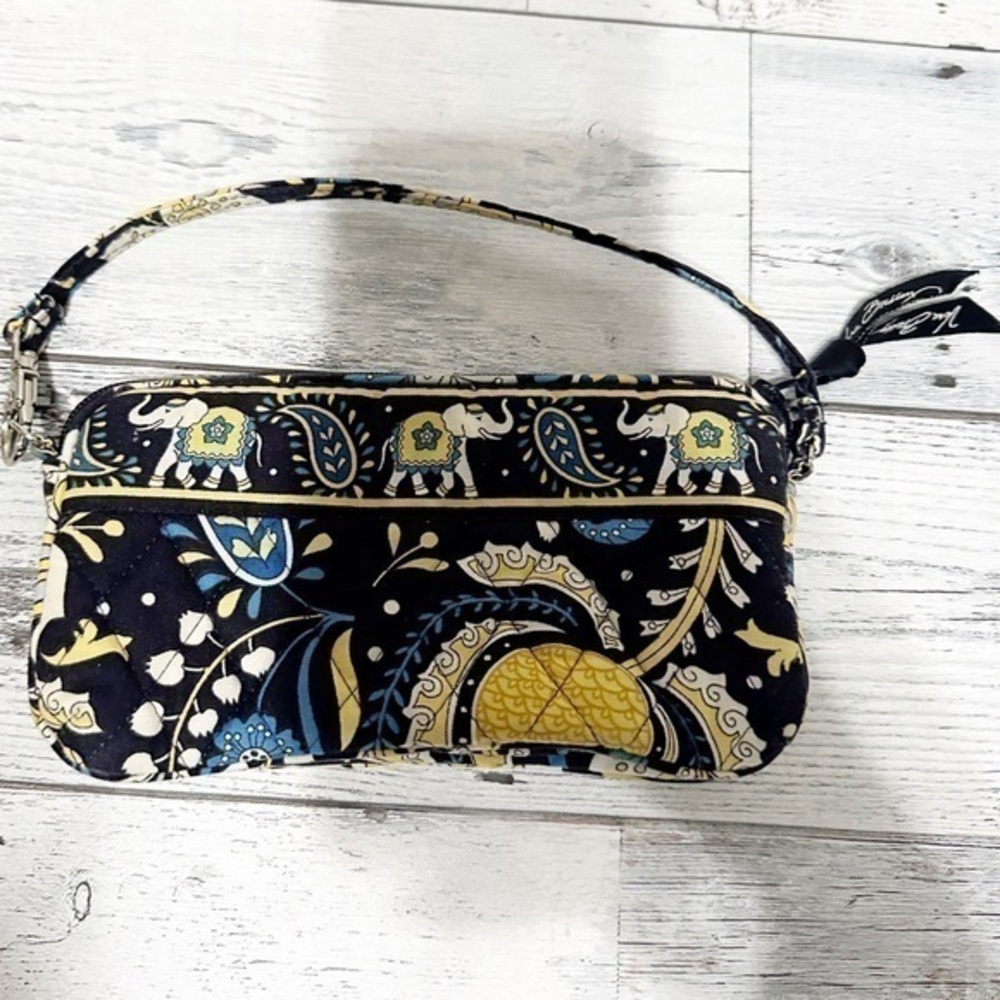 Vera Bradley Vá Vá Bloom Print Floral Wristlet